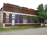 USA - Depew OK - Murals on Abandoned Buildings (17 Apr 2009)